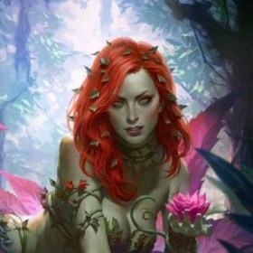 Poison Ivy Variant DC Comics Art Print unframed by Sideshow Collectibles